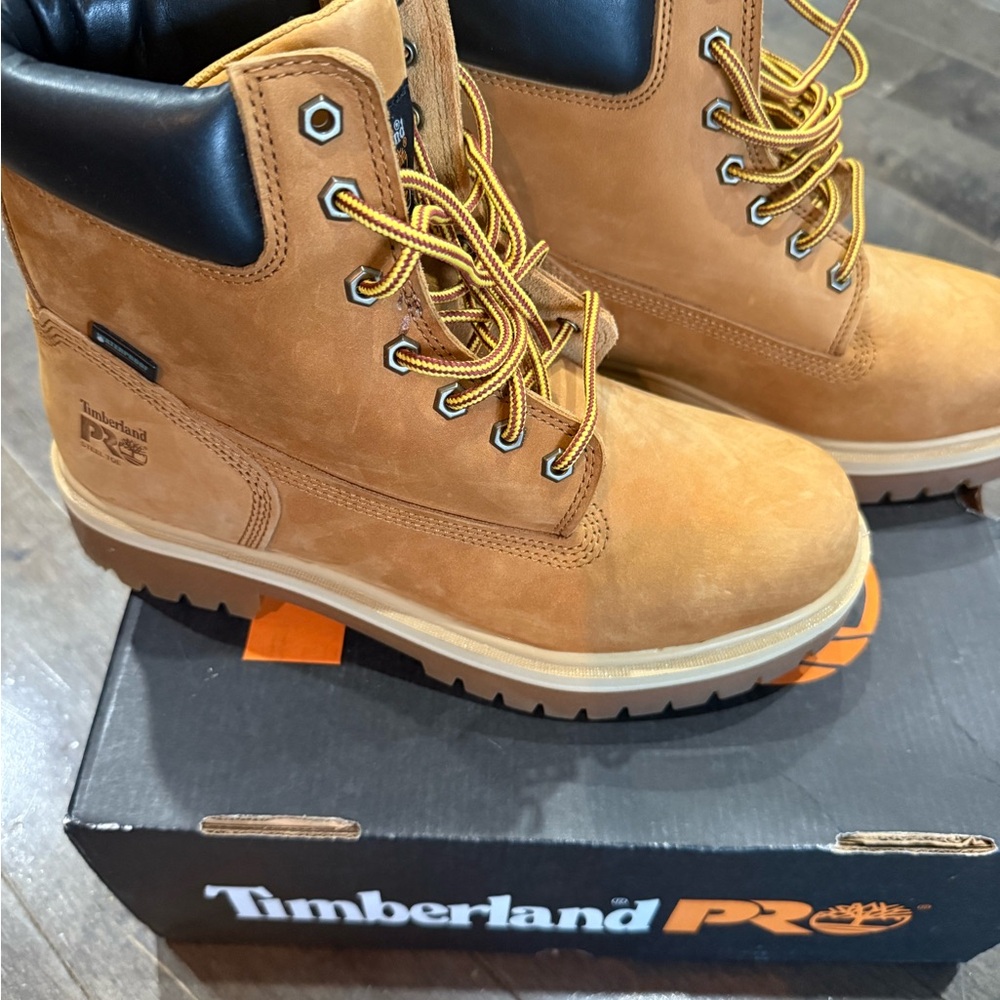 Timberland PRO Tan and Black Work Boots